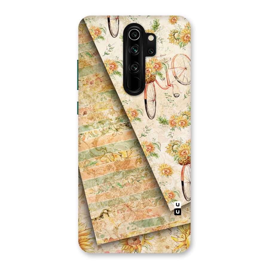 Floral Bicycle Back Case for Redmi Note 8 Pro