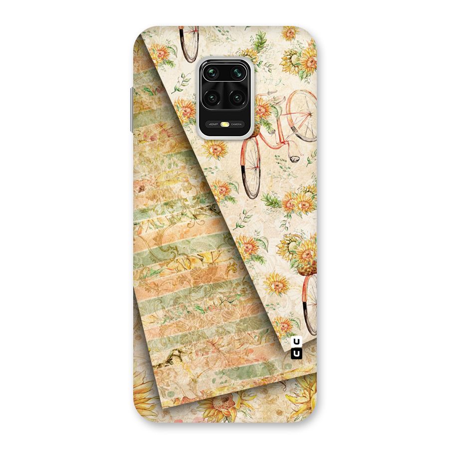 Floral Bicycle Back Case for Redmi Note 9 Pro Max