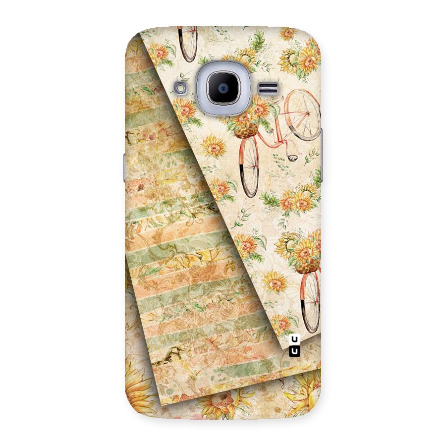 Floral Bicycle Back Case for Samsung Galaxy J2 2016
