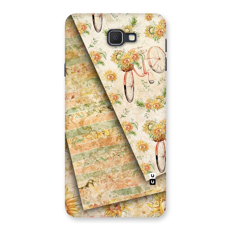 Floral Bicycle Back Case for Samsung Galaxy J7 Prime