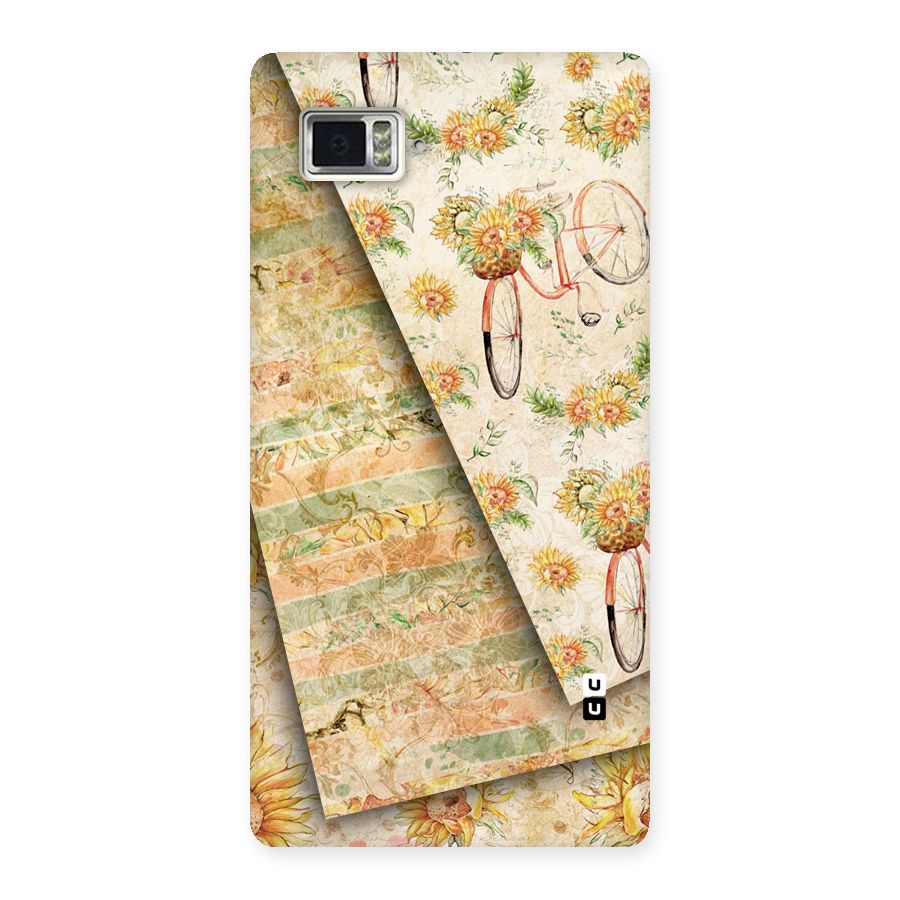 Floral Bicycle Back Case for Vibe Z2 Pro K920