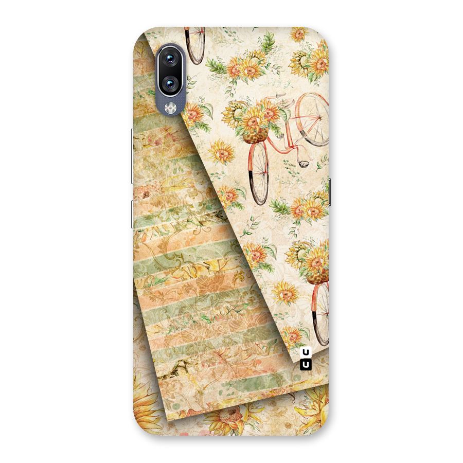 Floral Bicycle Back Case for Vivo NEX