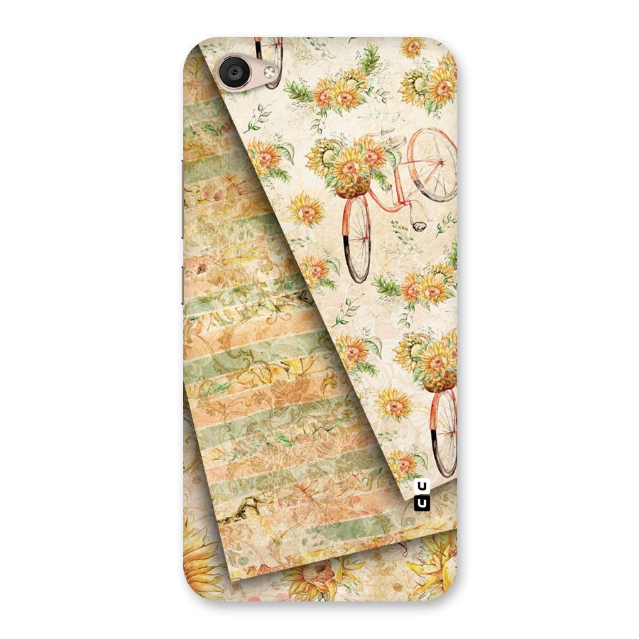 Floral Bicycle Back Case for Vivo V5 Plus
