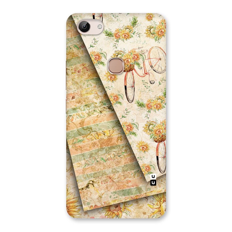 Floral Bicycle Back Case for Vivo Y83
