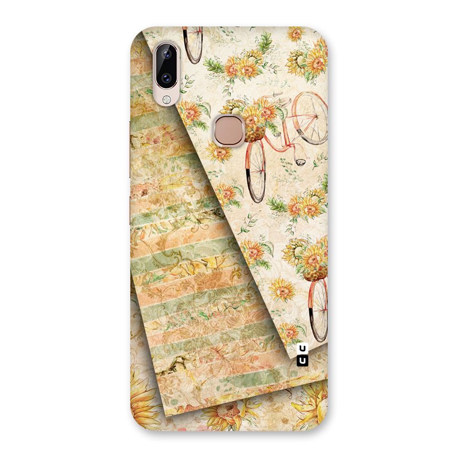 Floral Bicycle Back Case for Vivo Y83 Pro