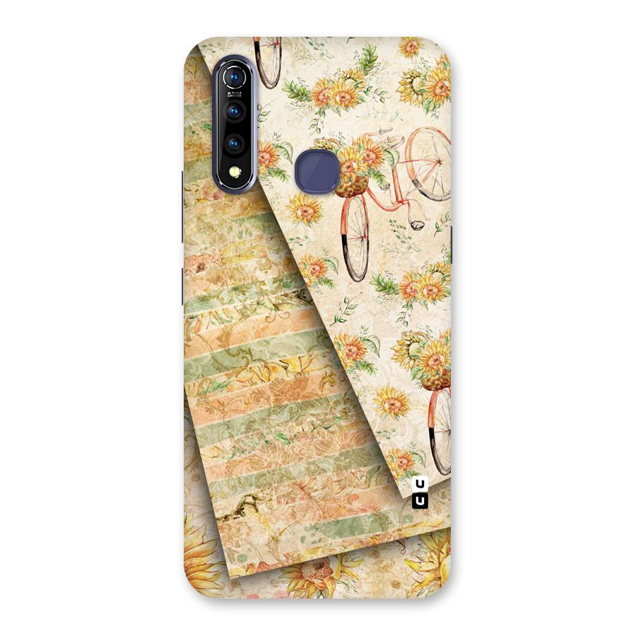 Floral Bicycle Back Case for Vivo Z1 Pro