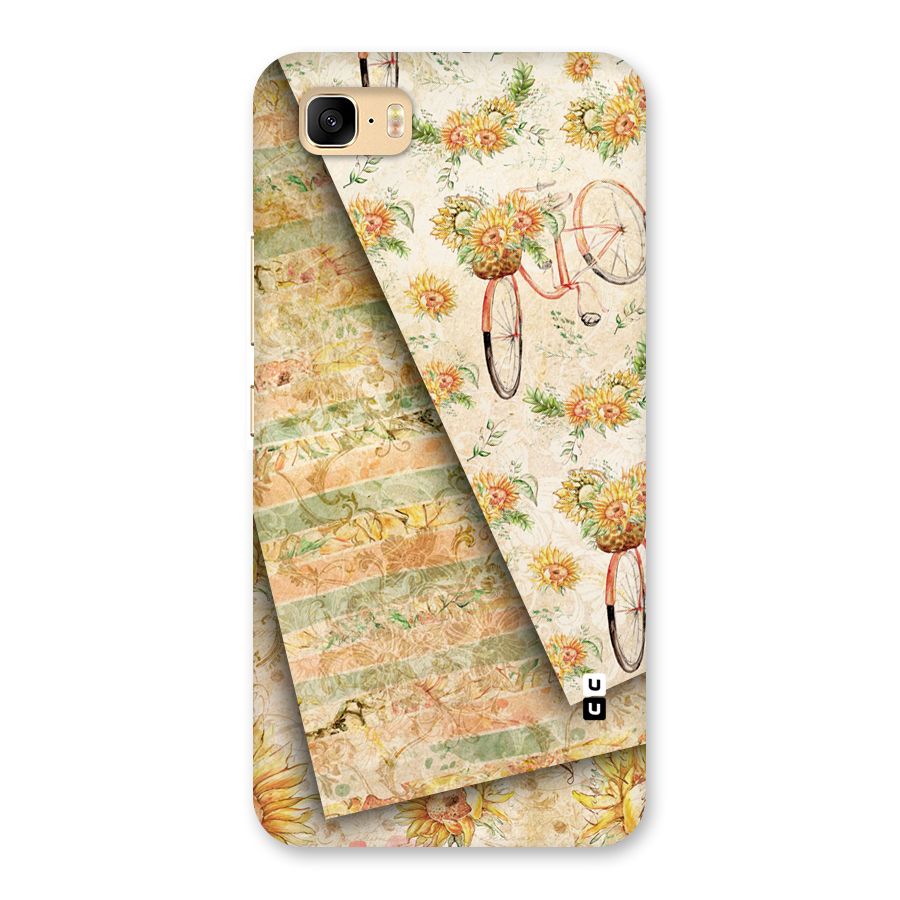 Floral Bicycle Back Case for Zenfone 3s Max