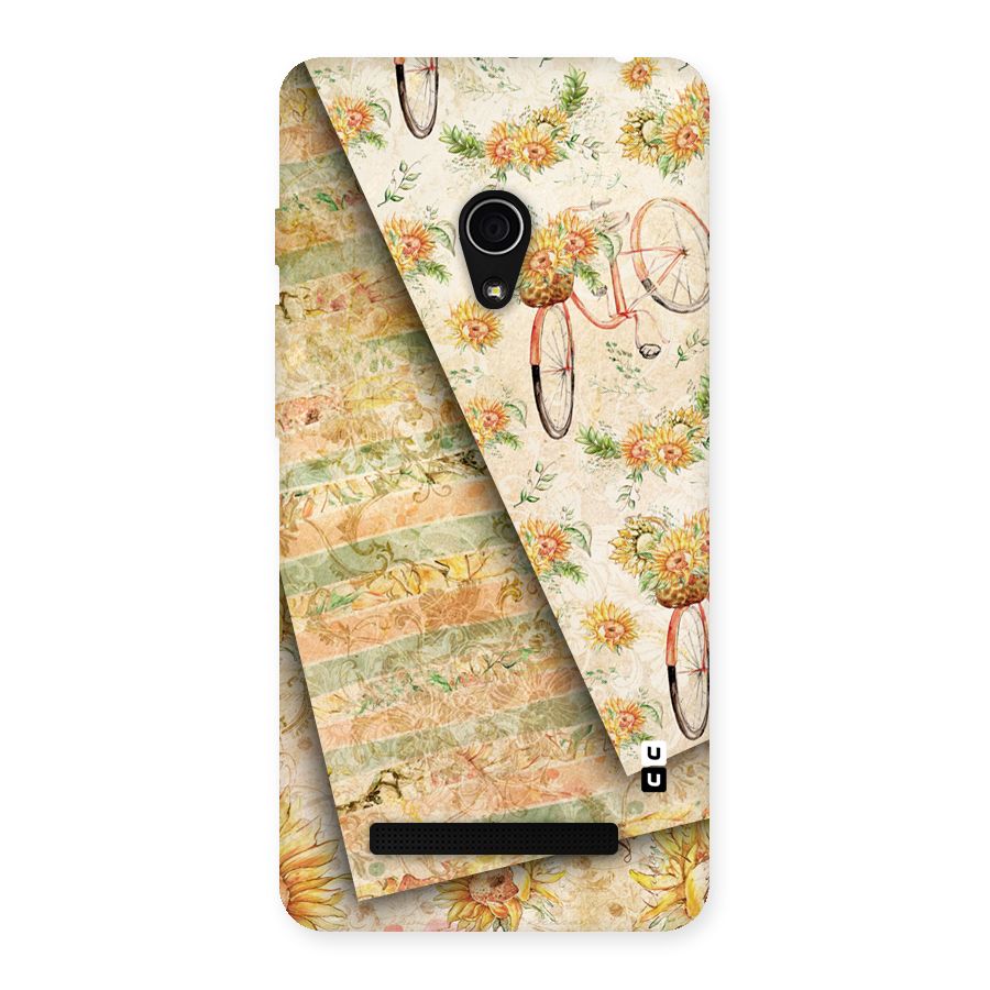 Floral Bicycle Back Case for Zenfone 5