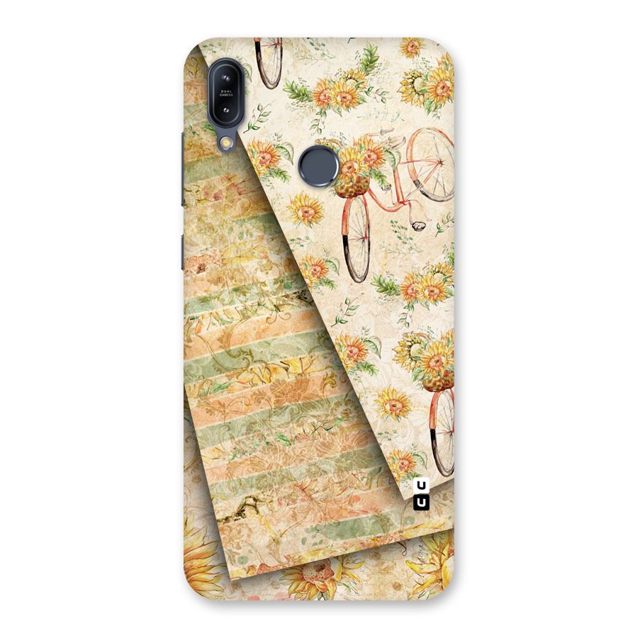 Floral Bicycle Back Case for Zenfone Max M2