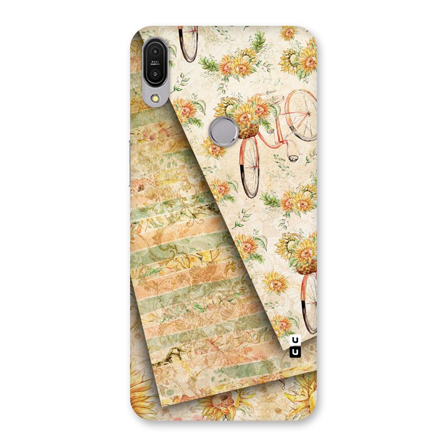 Floral Bicycle Back Case for Zenfone Max Pro M1
