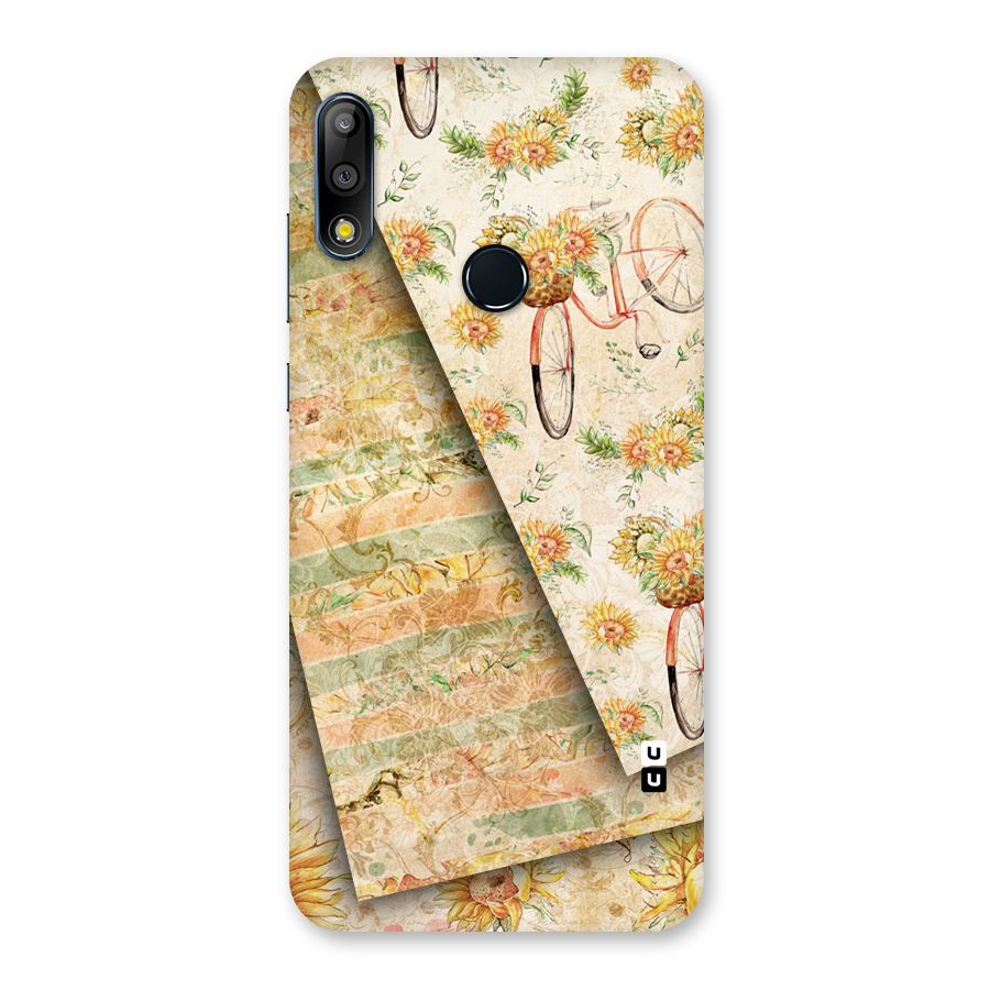 Floral Bicycle Back Case for Zenfone Max Pro M2