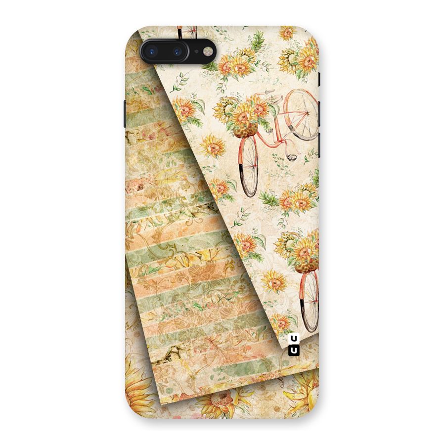 Floral Bicycle Back Case for iPhone 7 Plus