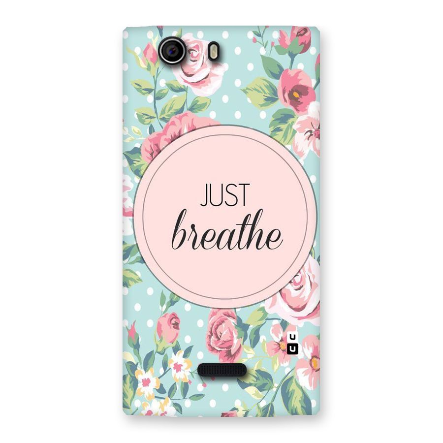 Floral Bloom Back Case for Canvas Nitro 2 E311