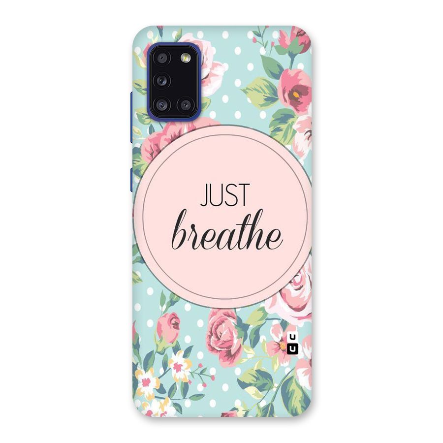 Floral Bloom Back Case for Galaxy A31