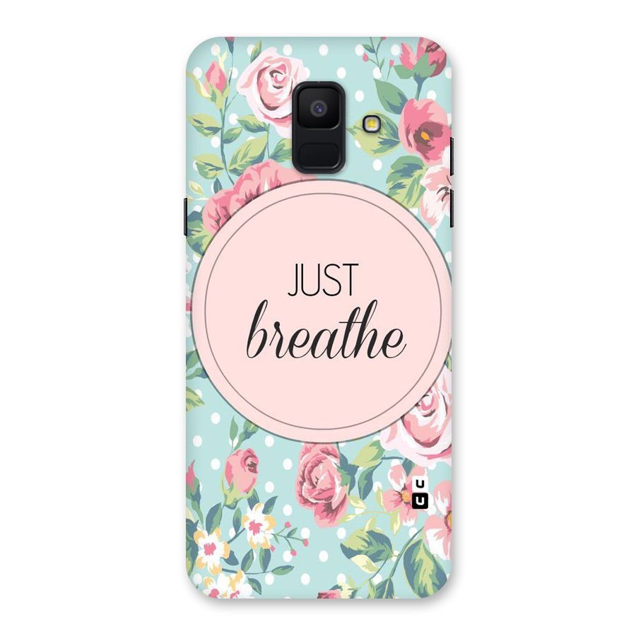 Floral Bloom Back Case for Galaxy A6 (2018)