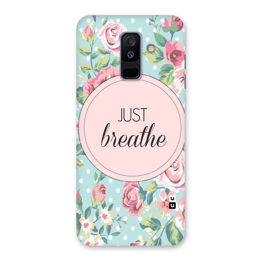 Floral Bloom Back Case for Galaxy A6 Plus