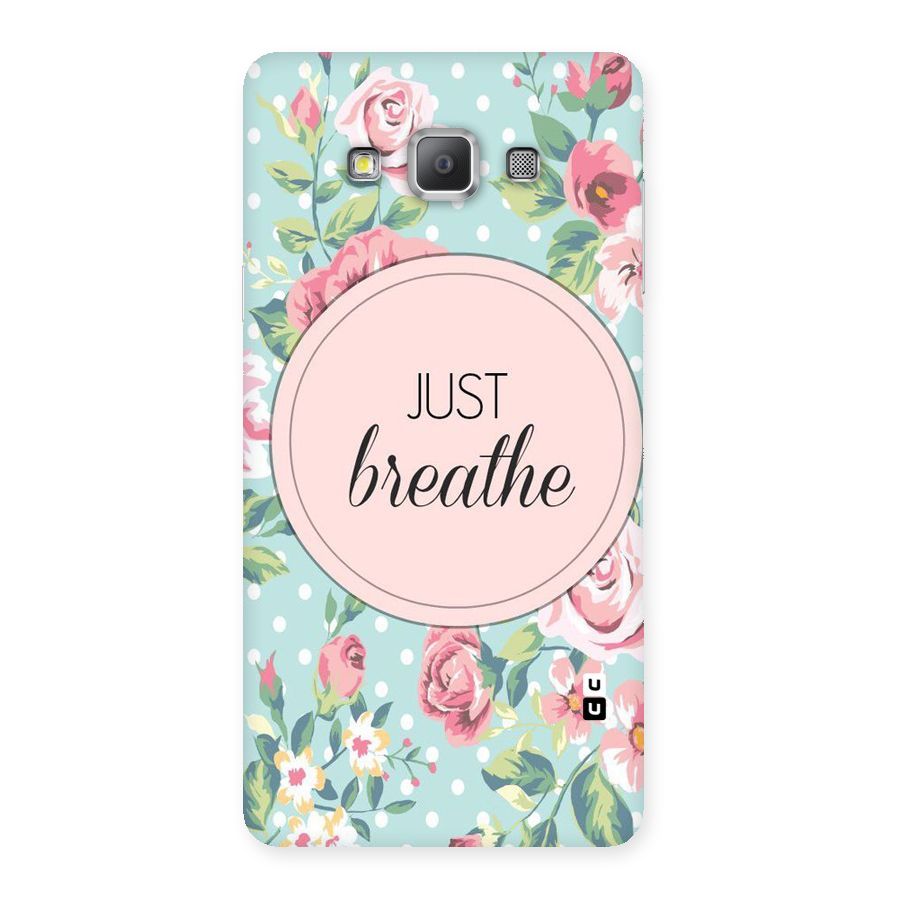Floral Bloom Back Case for Galaxy A7