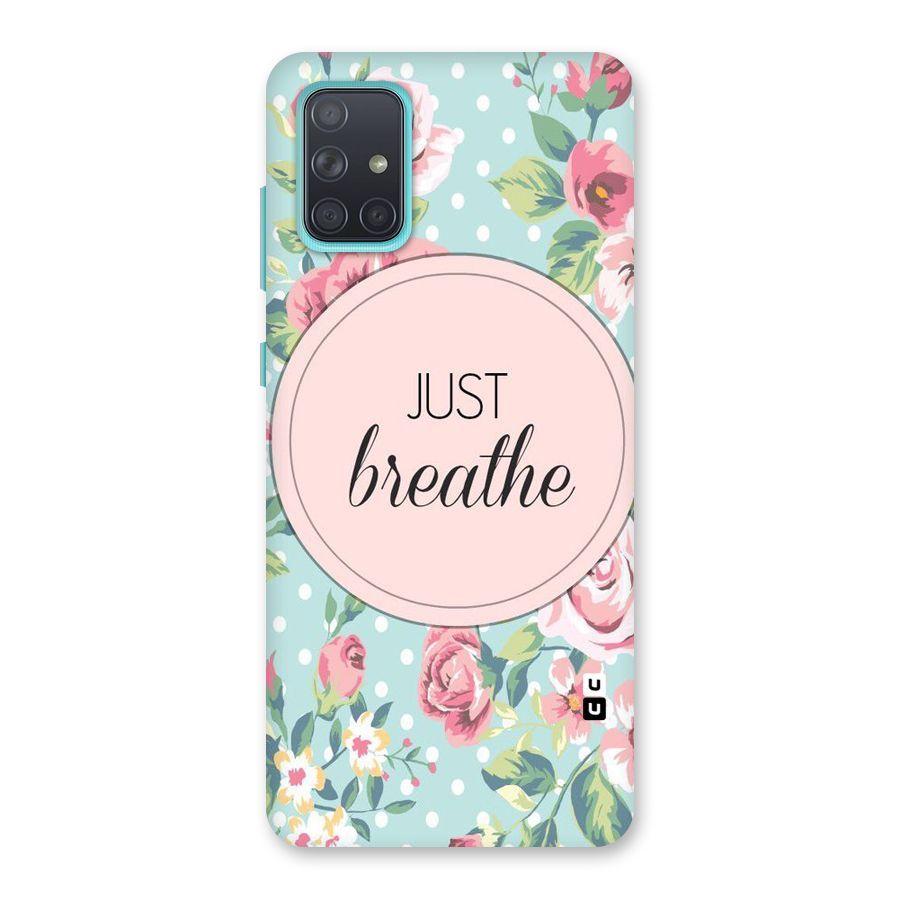 Floral Bloom Back Case for Galaxy A71