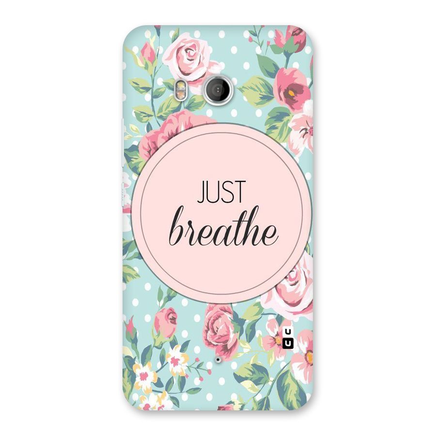 Floral Bloom Back Case for HTC U11