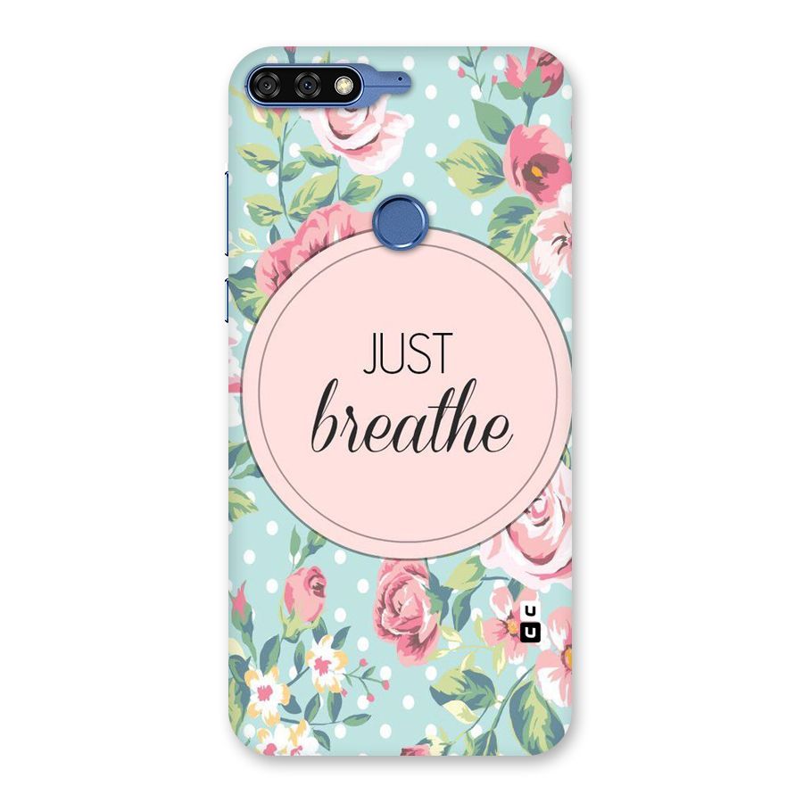 Floral Bloom Back Case for Honor 7C