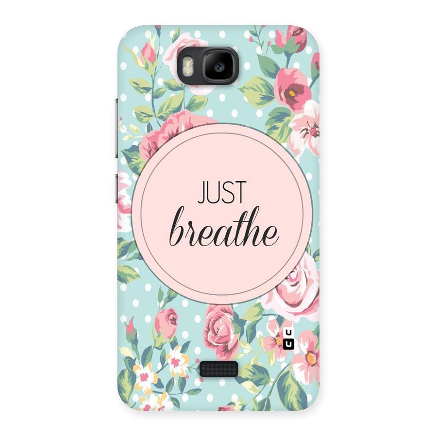 Floral Bloom Back Case for Honor Bee