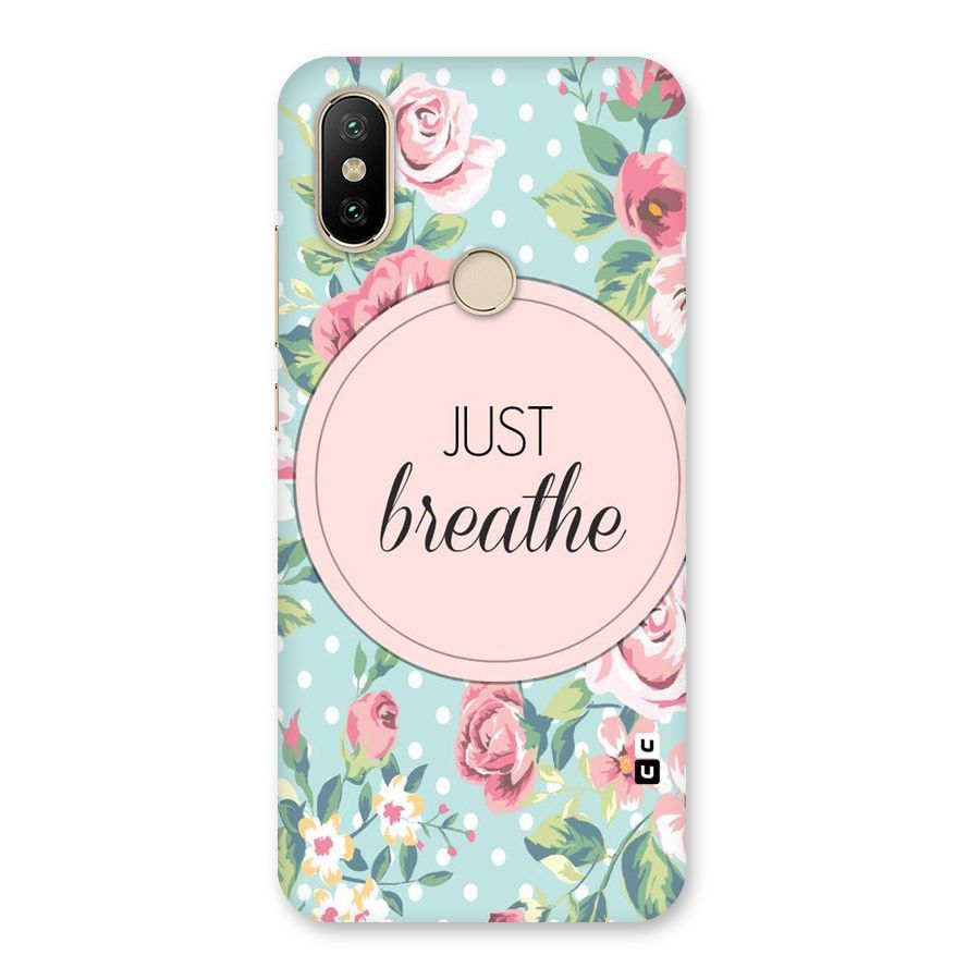 Floral Bloom Back Case for Mi A2
