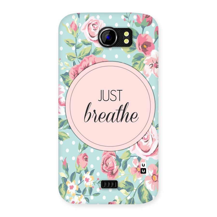 Floral Bloom Back Case for Micromax Canvas 2 A110