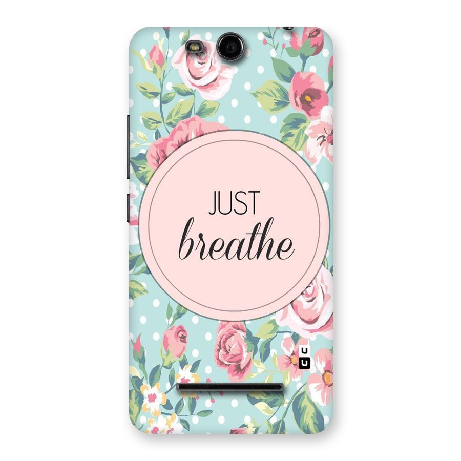 Floral Bloom Back Case for Micromax Canvas Juice 3 Q392