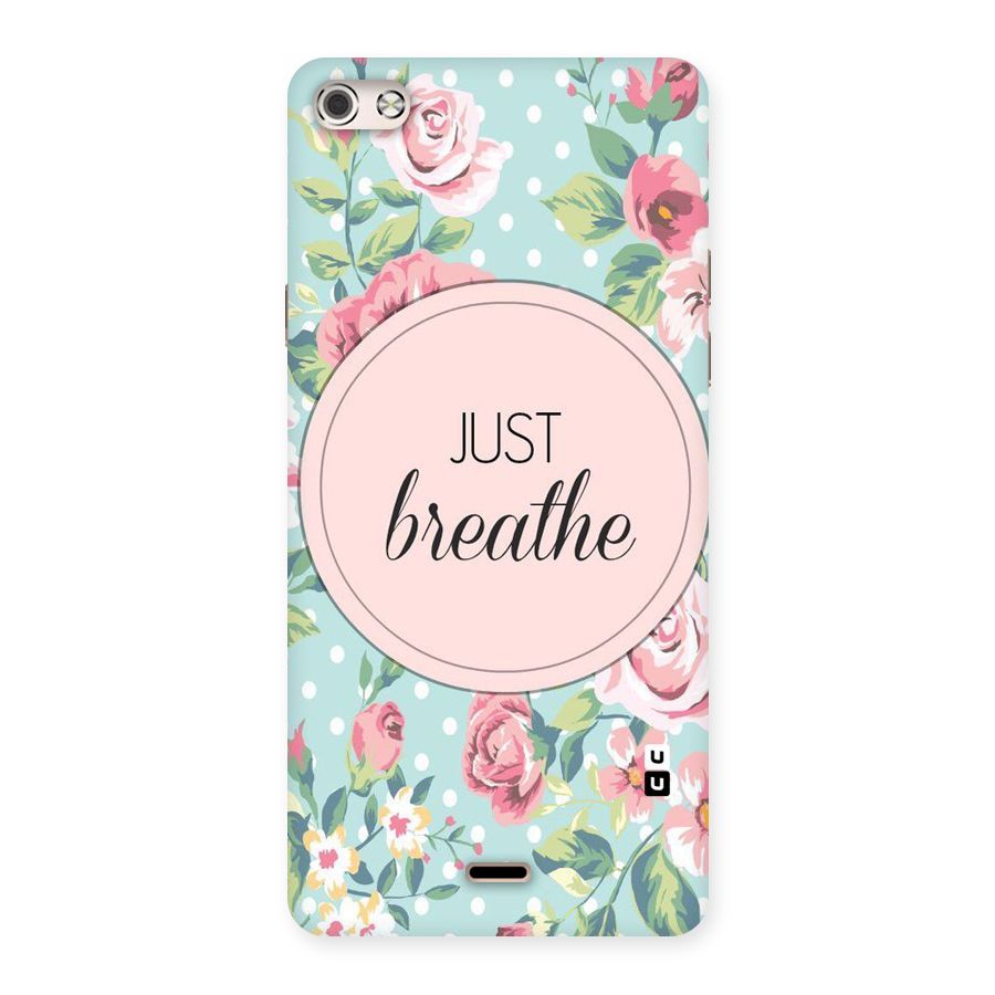 Floral Bloom Back Case for Micromax Canvas Silver 5