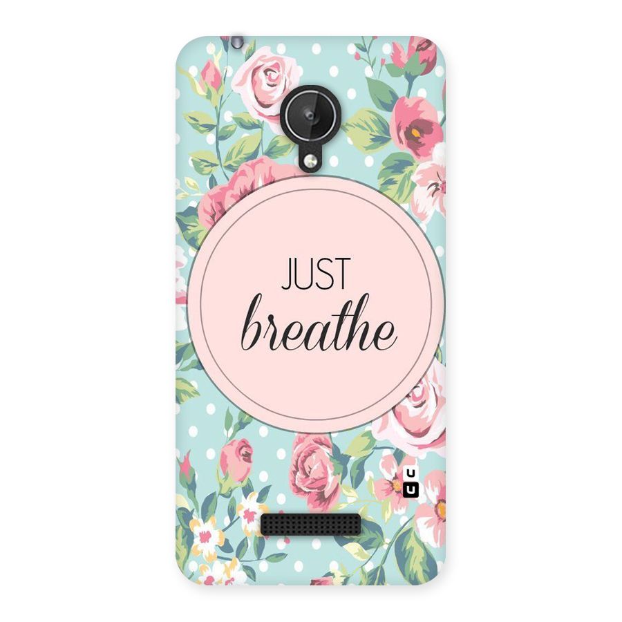 Floral Bloom Back Case for Micromax Canvas Spark Q380