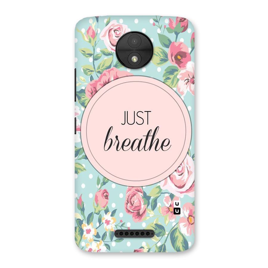 Floral Bloom Back Case for Moto C