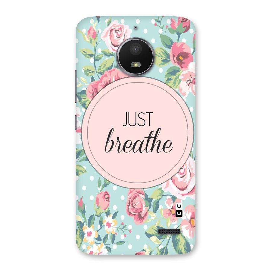 Floral Bloom Back Case for Moto E4