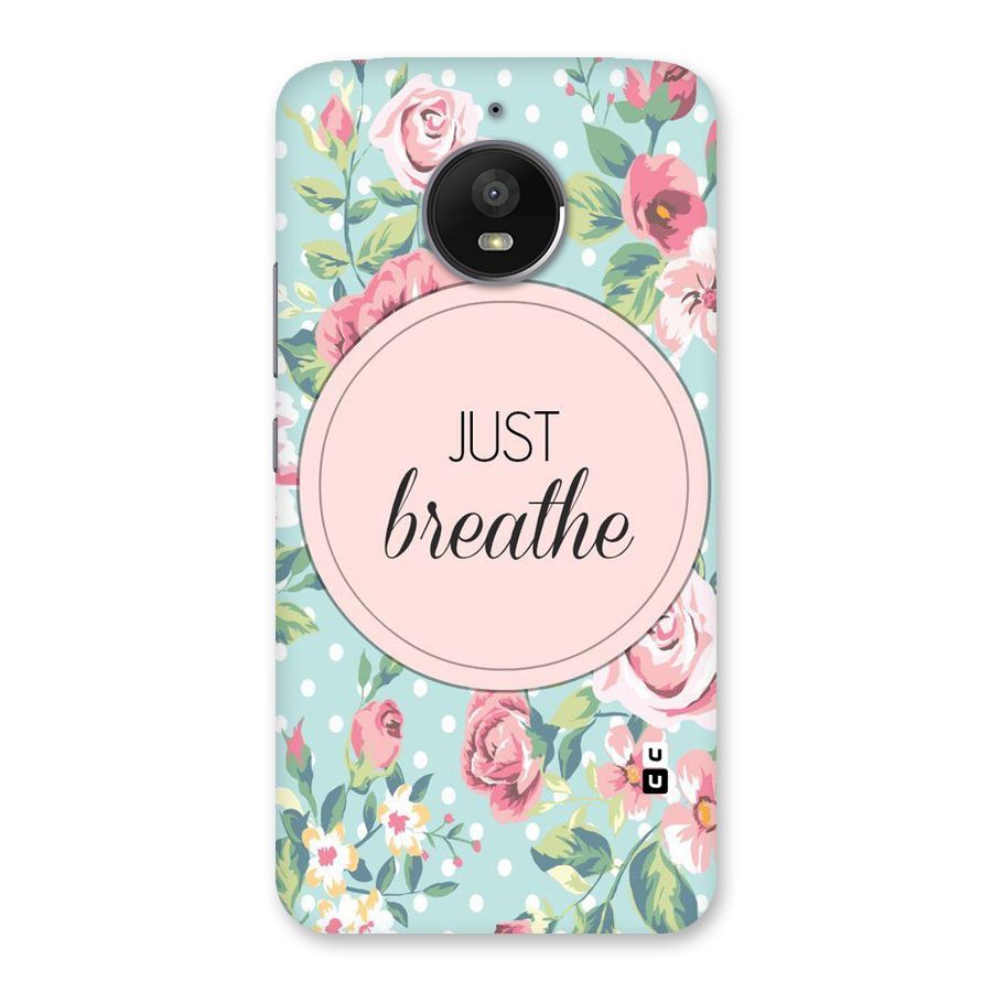 Floral Bloom Back Case for Moto E4 Plus