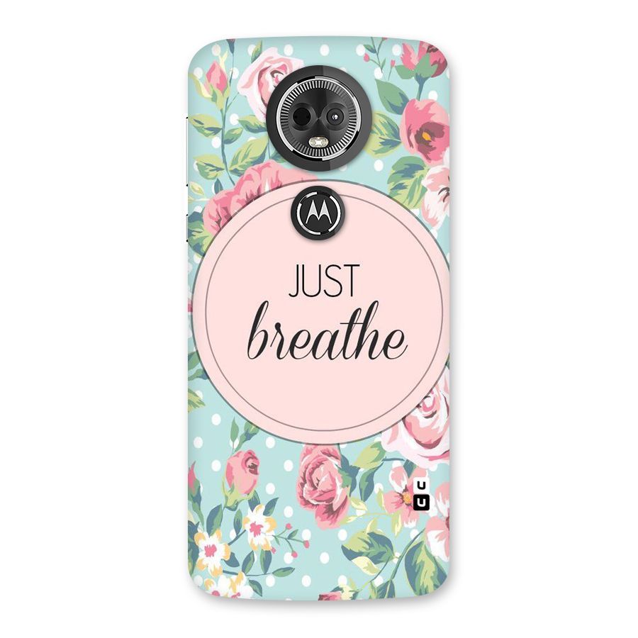 Floral Bloom Back Case for Moto E5 Plus