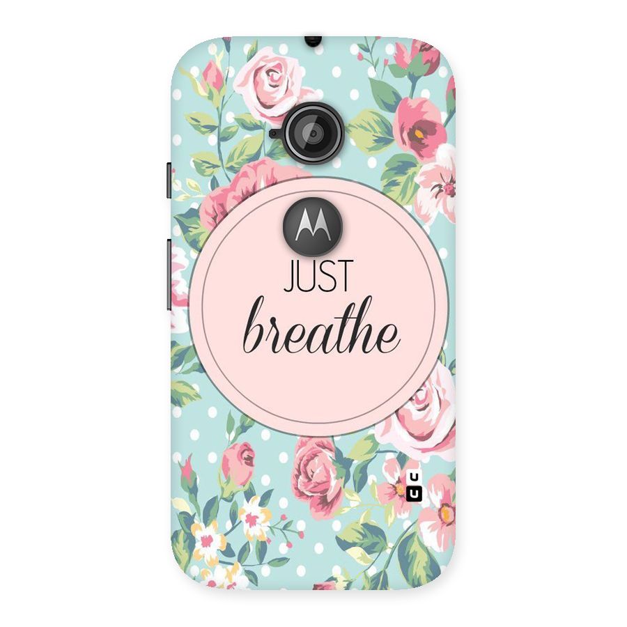 Floral Bloom Back Case for Moto E 2nd Gen