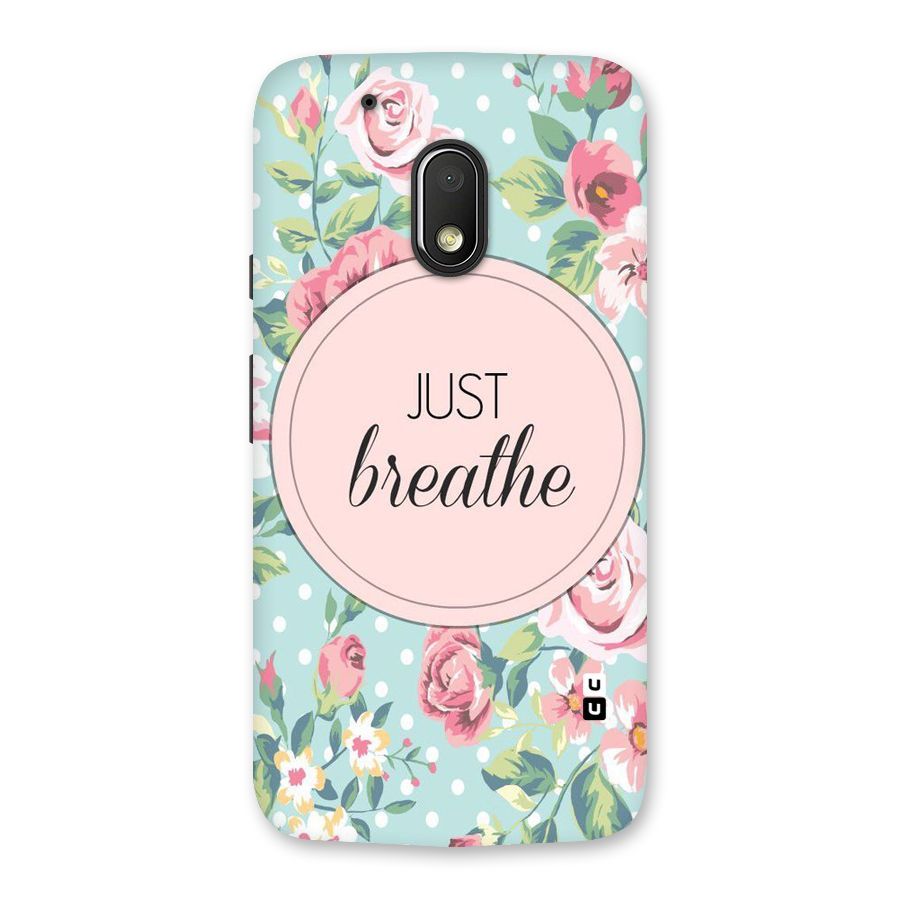 Floral Bloom Back Case for Moto G4 Play