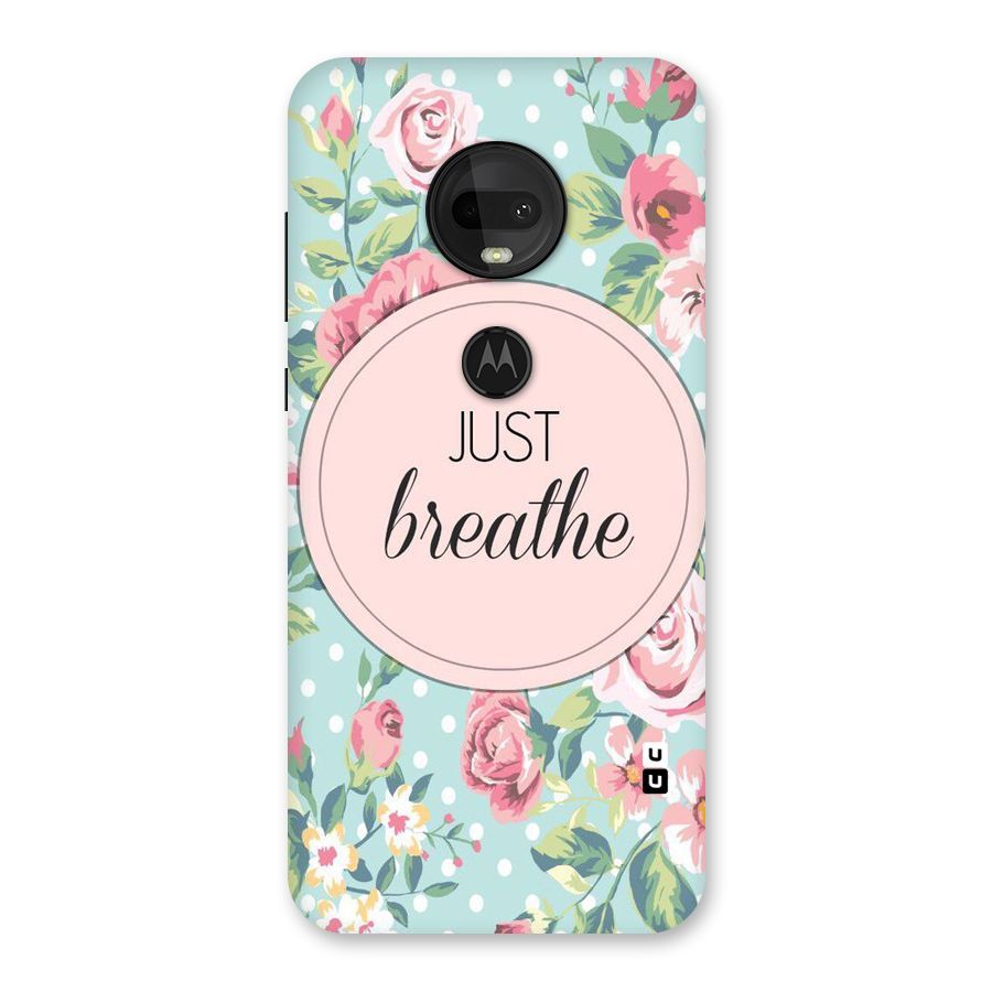 Floral Bloom Back Case for Moto G7