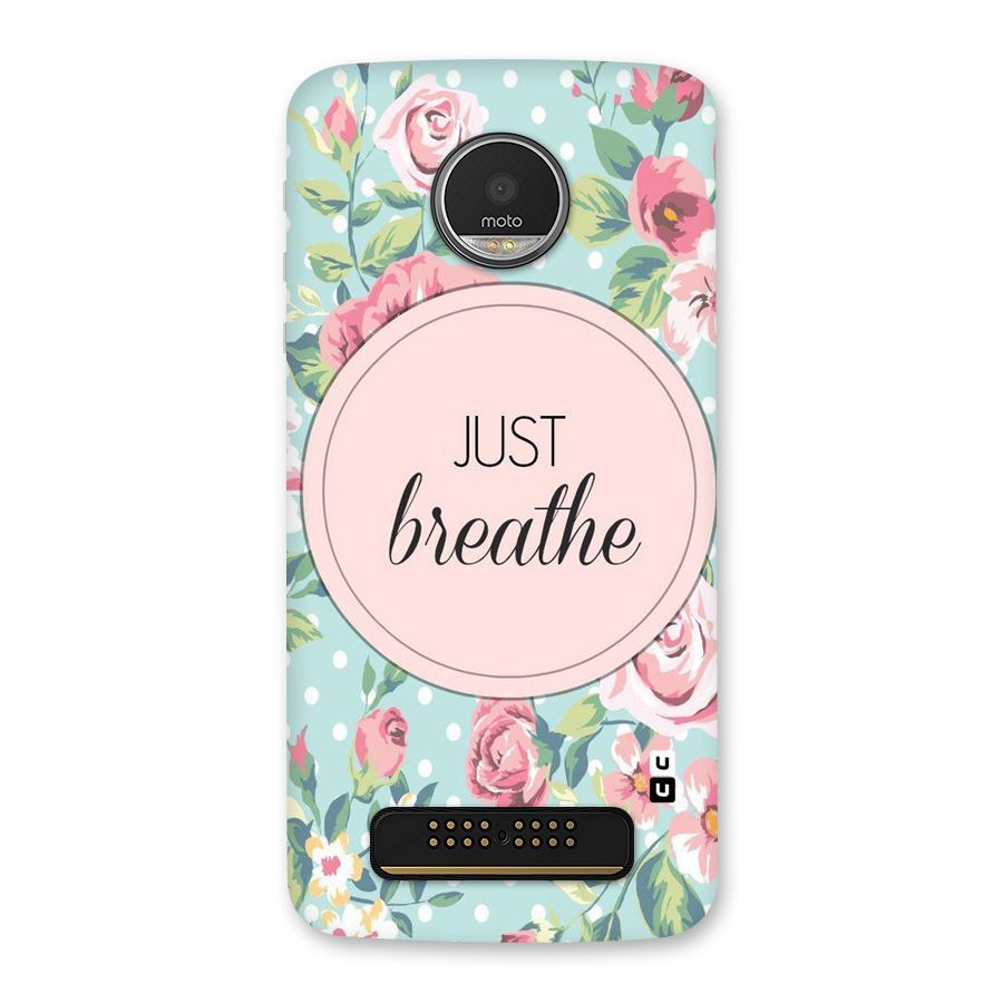 Floral Bloom Back Case for Moto Z Play
