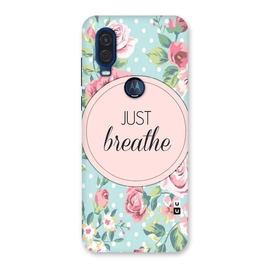 Floral Bloom Back Case for Motorola One Vision