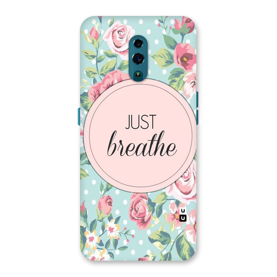 Floral Bloom Back Case for Oppo Reno