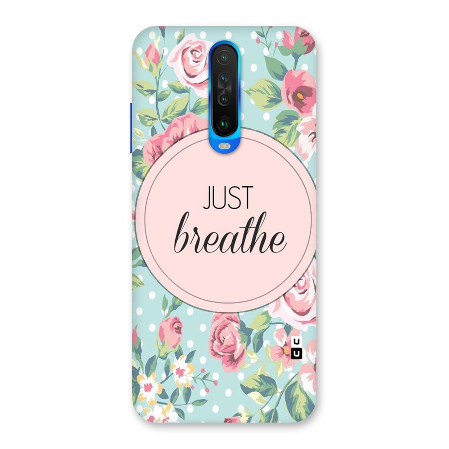 Floral Bloom Back Case for Poco X2