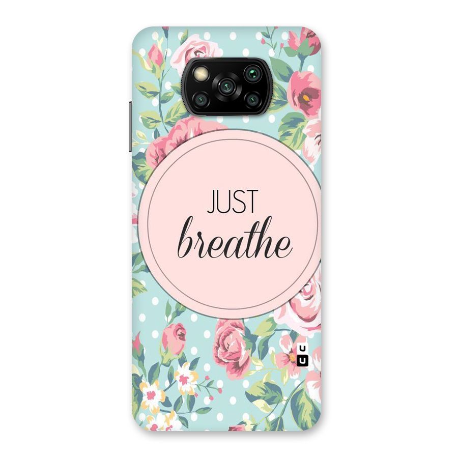 Floral Bloom Back Case for Poco X3