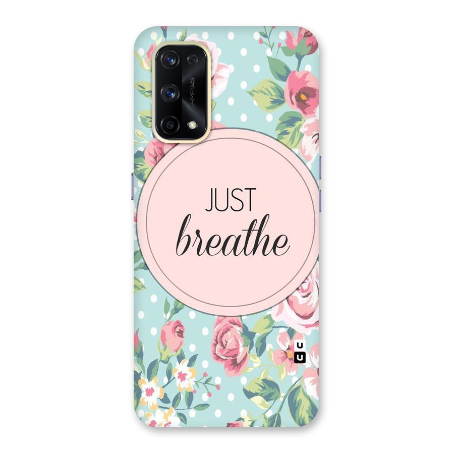 Floral Bloom Glass Back Case for Realme X7 Pro