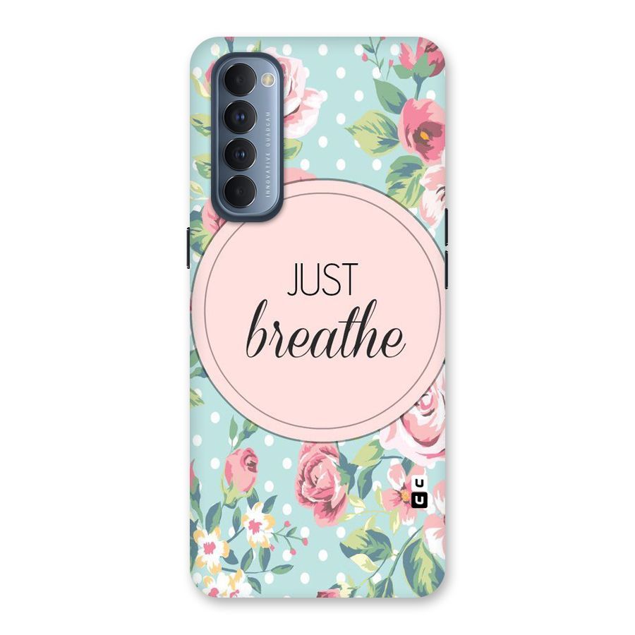 Floral Bloom Back Case for Reno4 Pro