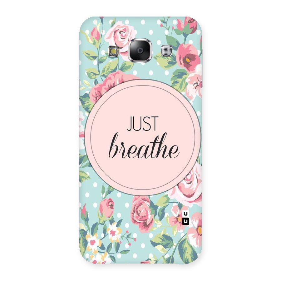 Floral Bloom Back Case for Samsung Galaxy E5