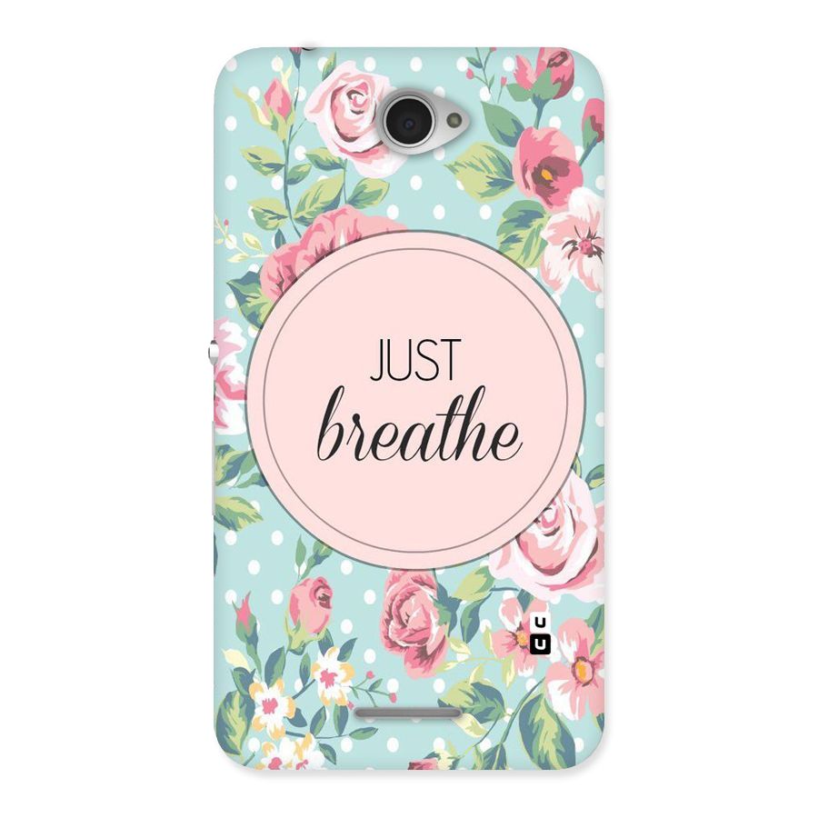 Floral Bloom Back Case for Sony Xperia E4
