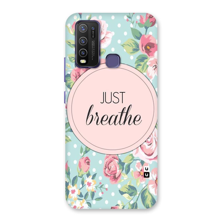 Floral Bloom Back Case for Vivo Y30