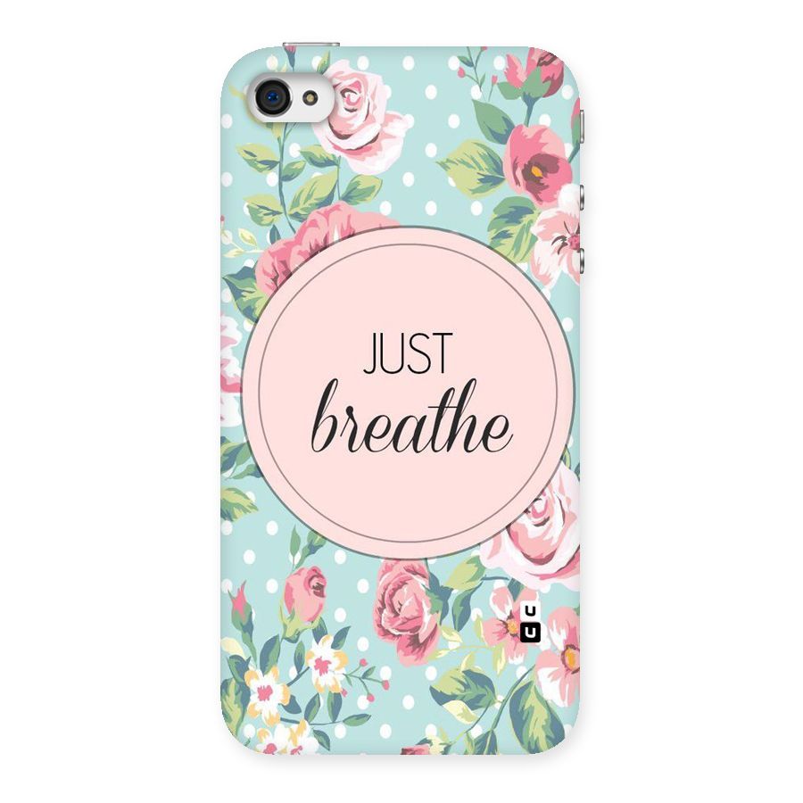 Floral Bloom Back Case for iPhone 4 4s