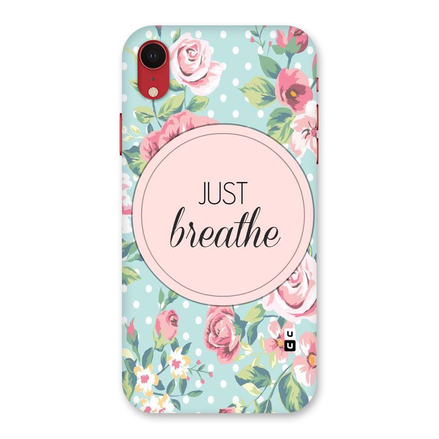 Floral Bloom Back Case for iPhone XR