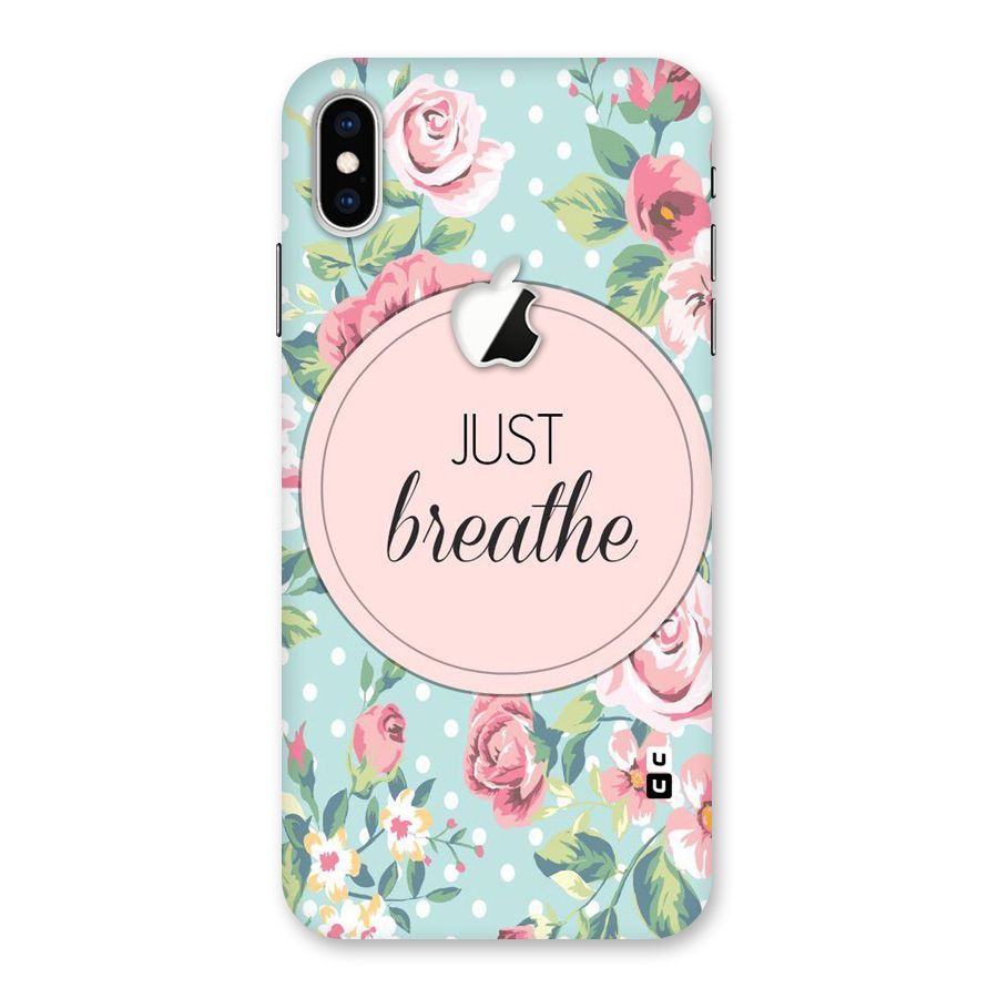 Floral Bloom Back Case for iPhone XS Max Apple Cut